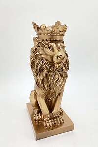 34cm gold  lion